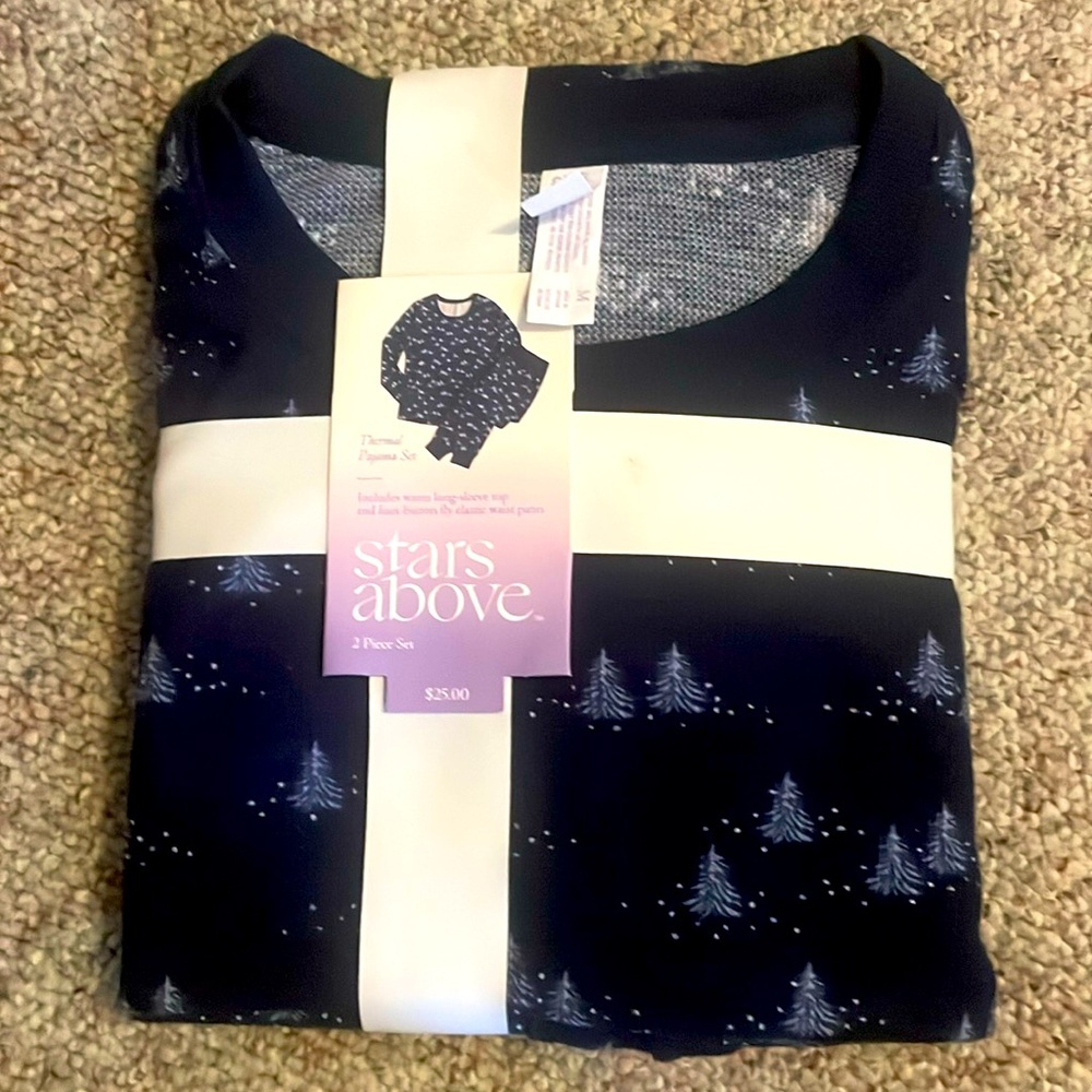 Stars Above, thermal pajama set